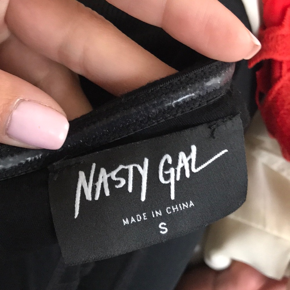 Nasty gal black mini dress NWOT - Picture 2 of 3